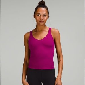 Lululemon Athletica Magenta Tank Top